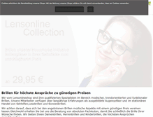 Tablet Screenshot of lensonlineshop.de